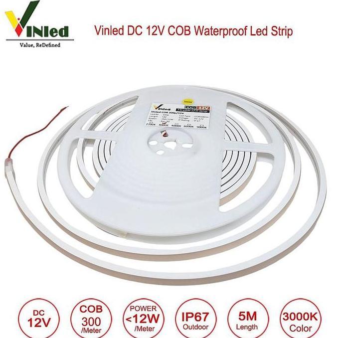 Vinled Strip Outdoor COB300 12V DC