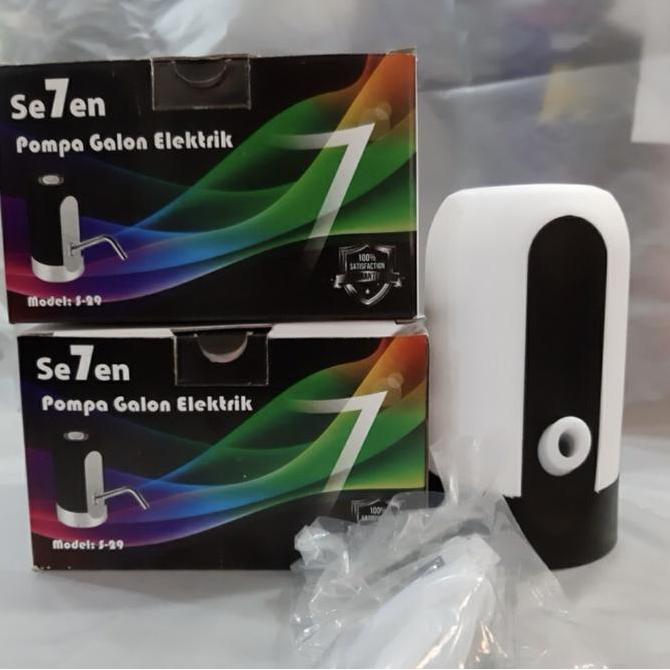 SE7EN GALON PUMP ELEKTRIK WIRELESS OTOMATIS POMPA GALON CHARGE 