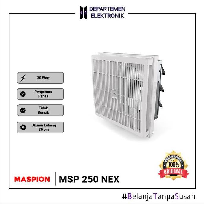Exhaust Tembok Dinding 10 MV - 250 NEX / Exhaust Fan Maspion MV-250NEX