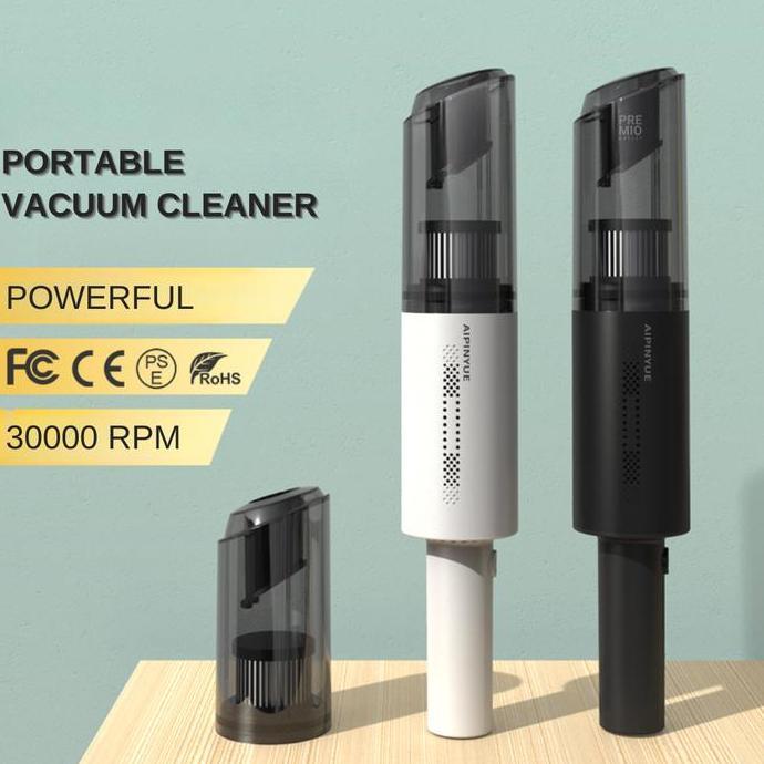 PREMIO Mini Vacuum Cleaner Penyedot Debu Mobil Rumah Portable Wireless