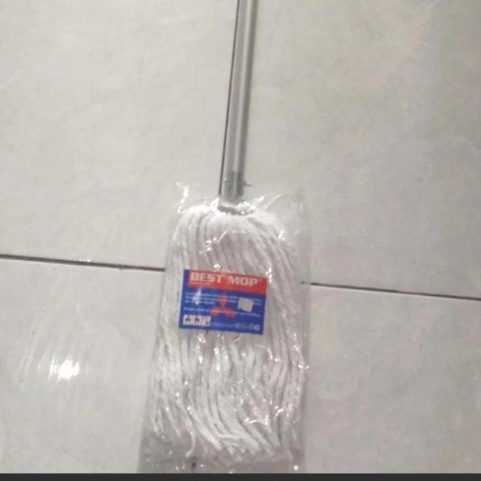 Pel - Alat Pel Lantai - Pel Bulat Gagang Aluminium - Pel Sumbu Bulat