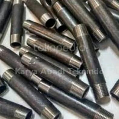 Pipa Nepel Besi Drat 3 Inch Pipa Nepel Carbon Steel P .15 Cm