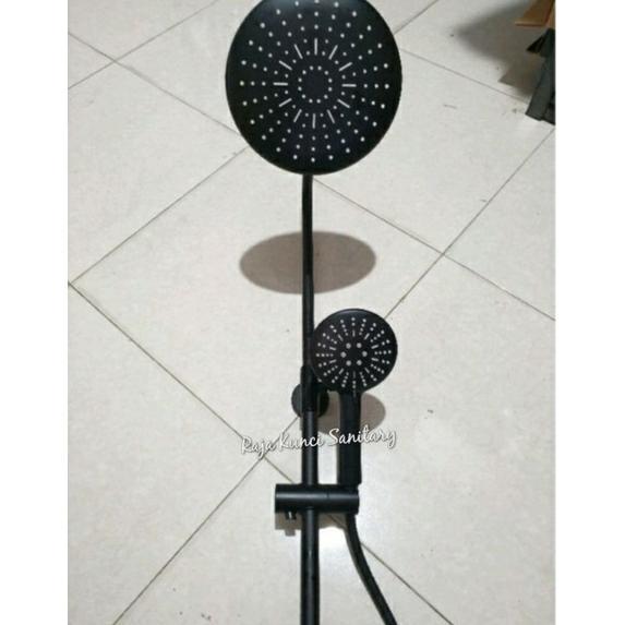 Shower Tiang Black/Hitam/Dingin/Shower Set/Shower Column Shower set