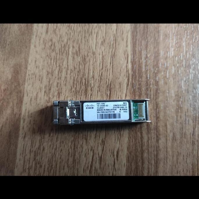 FET-10G Cisco 10Gb SFP+ Fabric Extender Transceiver SFP+ Module Grosir Termurah