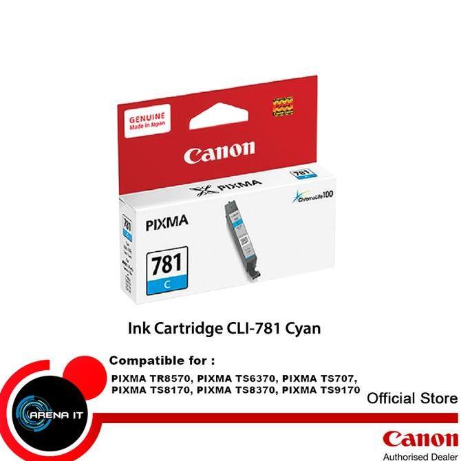 Canon Ink Cartridge CLI-781 Cyan Tinta
