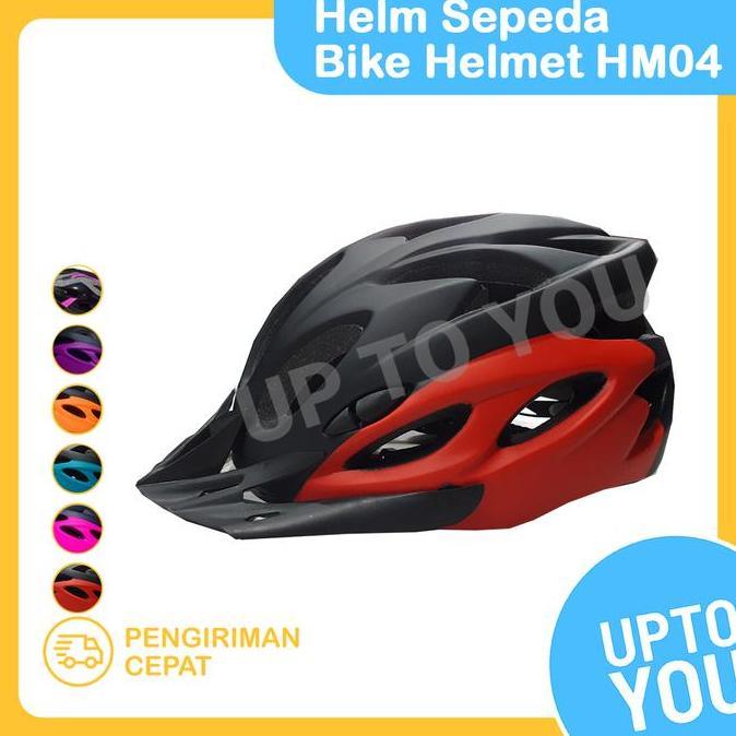 Promo Helm Sepeda  - Bike Helmet -  Cycling Helmet HM04 BK COD
