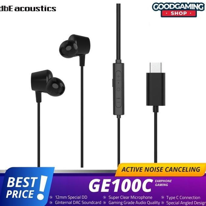 dbE GE100C Type C ANC Gaming Earphone with Microphone