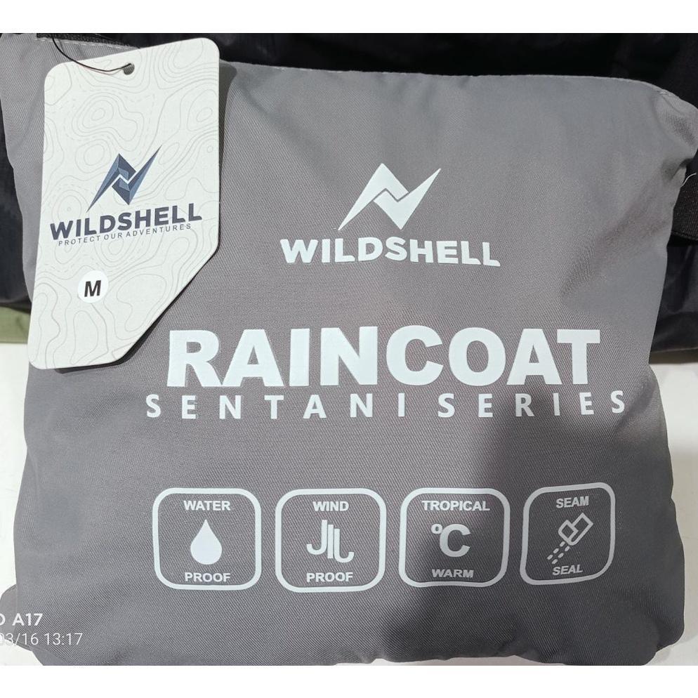 Jas Hujan Sentani WILDSHELL Mantol Waterproof Jas Hujan
