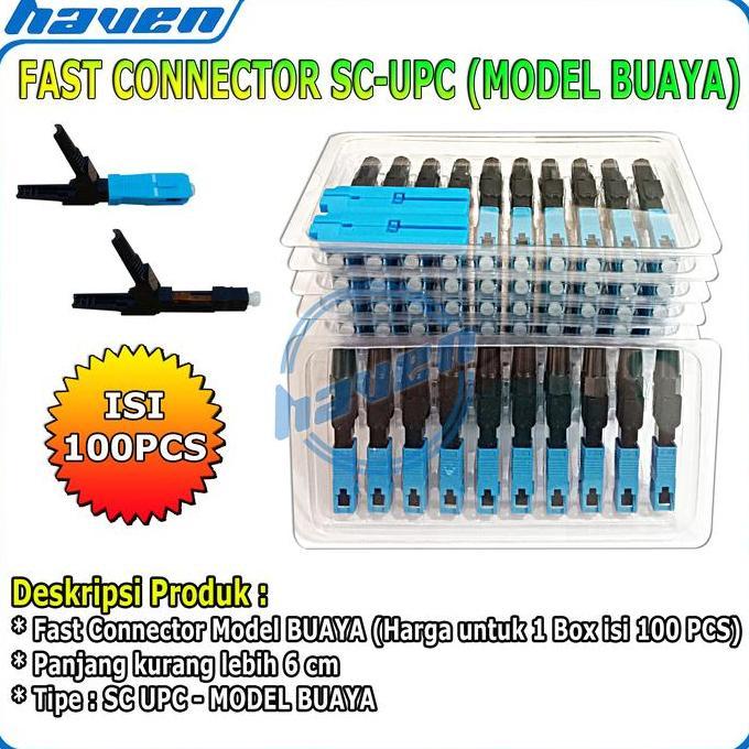 Fast Connector SC UPC Fiber Optic Fast Konektor Fiber Optik Buaya FTTH