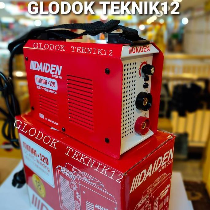 Promo Mesin Las Daiden Mmai 120 / Trafo / Trafo Las Inverter Las Daiden 120A Cod