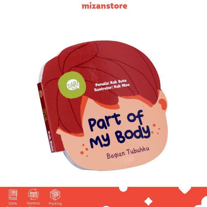 [Mizan] Buku Part Of My Body - Bagian Tubuhku (Boardbook)
