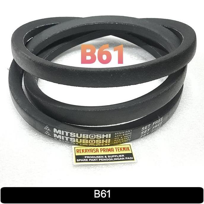 yang dicari@@@@] B61 Mitsuboshi V belt B 61 B-61 bukan monitor tabung
