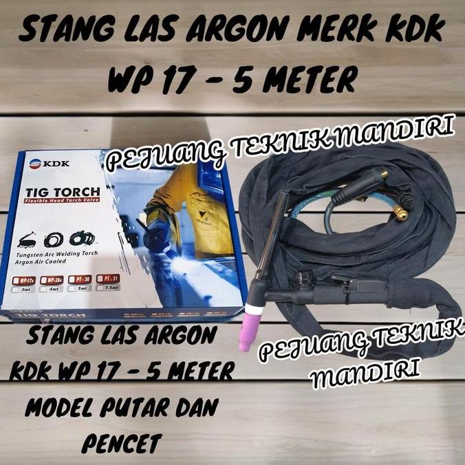Promo Stang Las Argon Wp 17 / Tig Torch Stang Las Argon Wp17 / Stang Argon Tig Wp17 Putar Pencet Cod