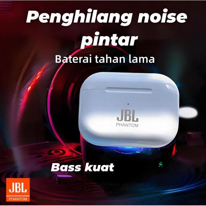 JBL Phantom K8 Headset Gaming Kompetitif Edisi Baru - Baterai Tahan Lama, Dual Mikrofon, Bass Ngebas