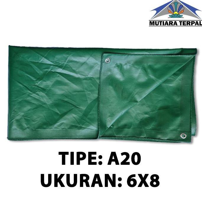 Terpal A20 Hijau-Hijau Ukuran 6X8