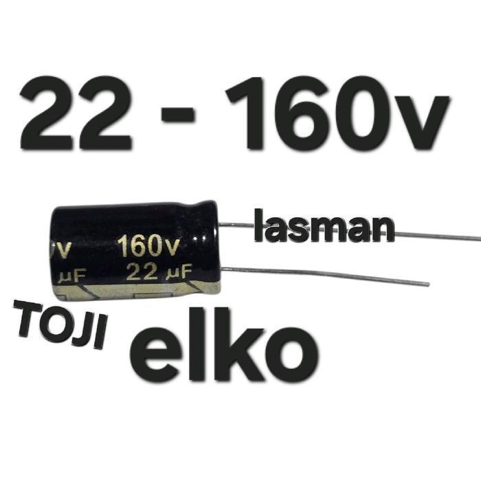 ( 22uf 160v ) elko elco 160v22uf 160v 22 uf mf micro uf 22mf 22uf 22micro 22mikro 22 mikro uf 160 10