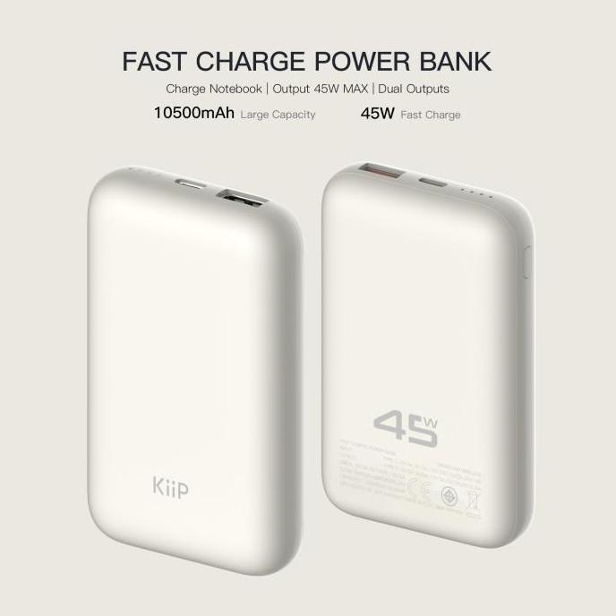 KIIP POWERBANK 10500MAH SUPER FAST CHARGING 45W PD TYPE C E67