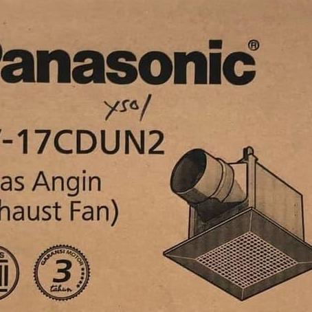 Promo Exhaust Fan Panasonic 17 Cdun / Exhaust Fan Cerobong Panasonic Cod