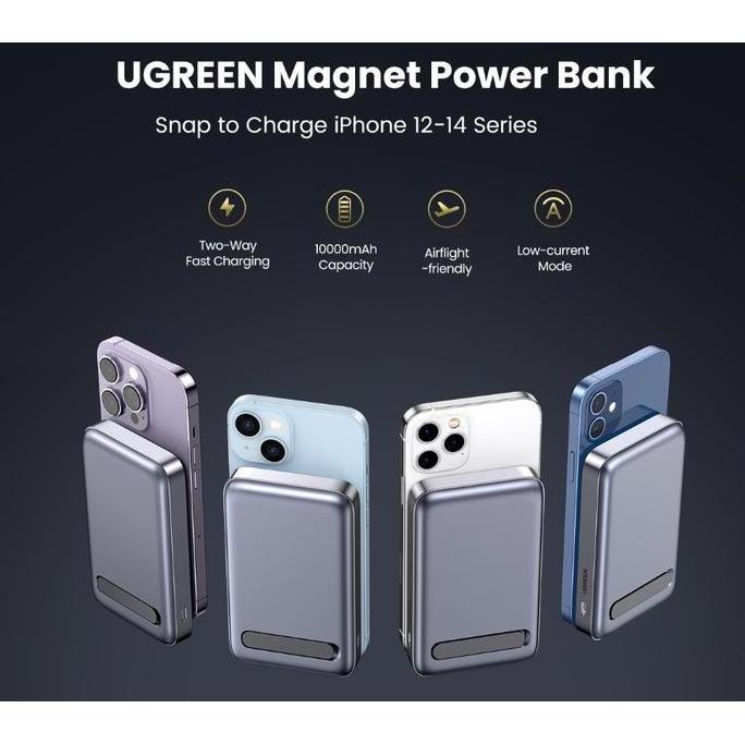 UGREEN PowerBank Magsafe Wireless 20W 10000mAh Power Bank 13 14