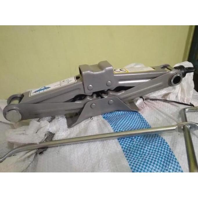 Dongkrak Mobil Model Jembatan Scissor Jack 1 Ton REL ORIGINAL