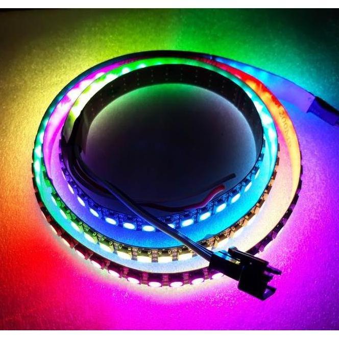 Promo Rgb Smart Led Strip Ip30 Ws2812B Ws2812B 144 Led Permeter (1Meter) Cod