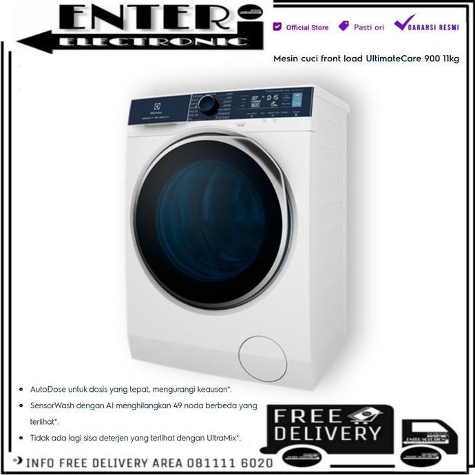 BEBAS ONGKIR - ELECTROLUX EWF1141R9WB - MESIN CUCI INVERTER 11KG EWF1141 EWF 1141R9WB