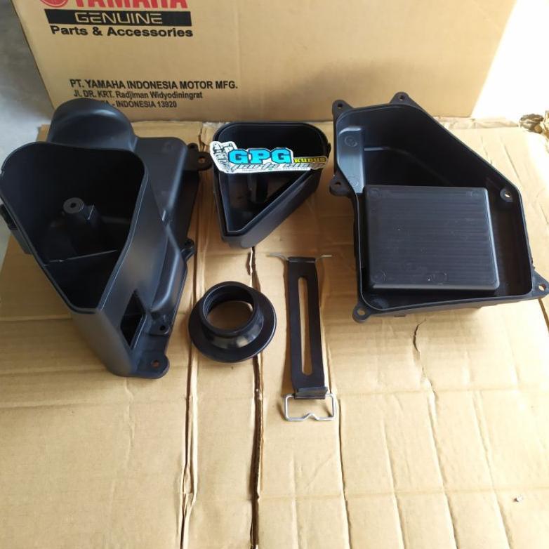 BOX FILTER UDARA DUDUKAN WADAH TEMPAT AKI 5 BAGIAN RX KING SET KARET FILTER KARET AKI