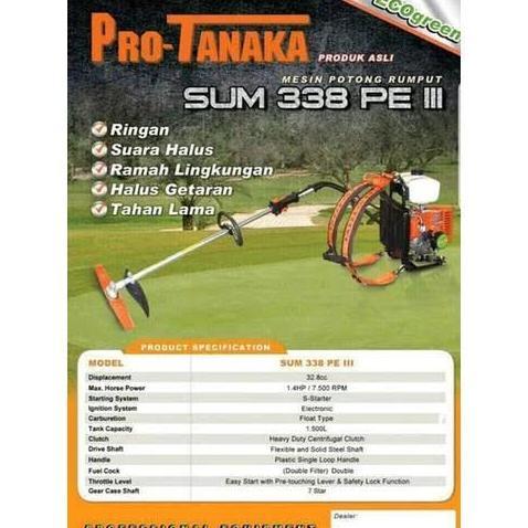 TERBARU Mesin potong rumput ProTanaka (Pro Tanaka) sum 338 pe iii