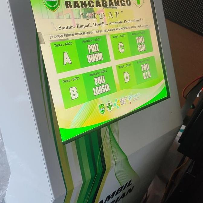 TERBARU mesin antrian touchscreen kiosk anjungan Touchscreen