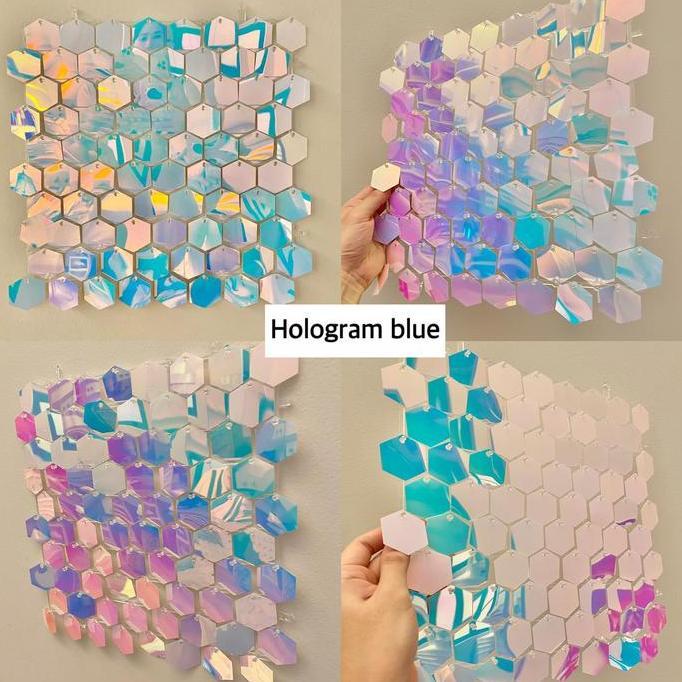 Shimmer Wall / Sequin Wall / Backdrop Dekorasi Pesta Manik2
