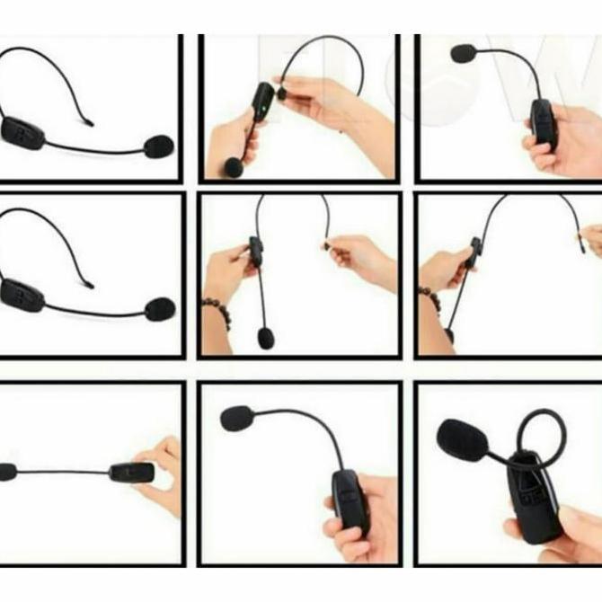 GROSIR MICROPHONE WIRELESS MIC BANDO PERSENTASI IMAM MASJID MUSHOLAH Original