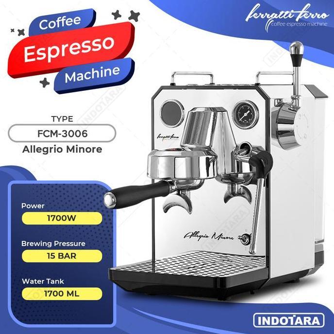 Ferratti Ferro Espresso Machine FCM-3006 Allegrio Minore HI