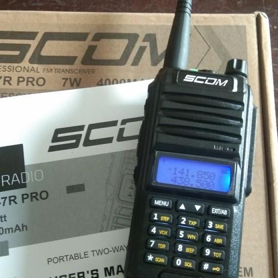 HT SCOM UV7R PRO PREMIUM Dual Band walkie talkie SCOM Ht Handy talky Original