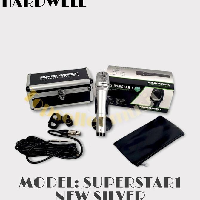 MIC KABEL HARDWELL SUPERSTAR 1S - SUPERSTAR1 HARDWELL ORIGINAL GARANSI Original