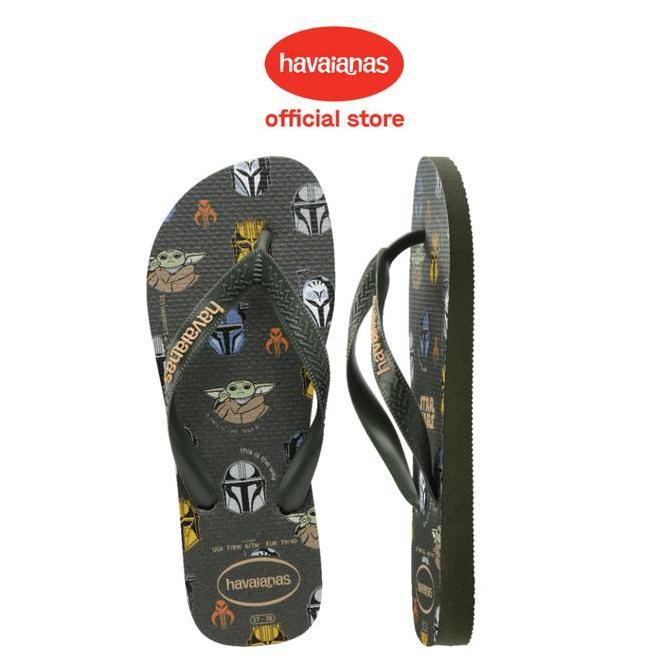 Havaianas 4896 Star Wars Green Olive - Sandal Pria