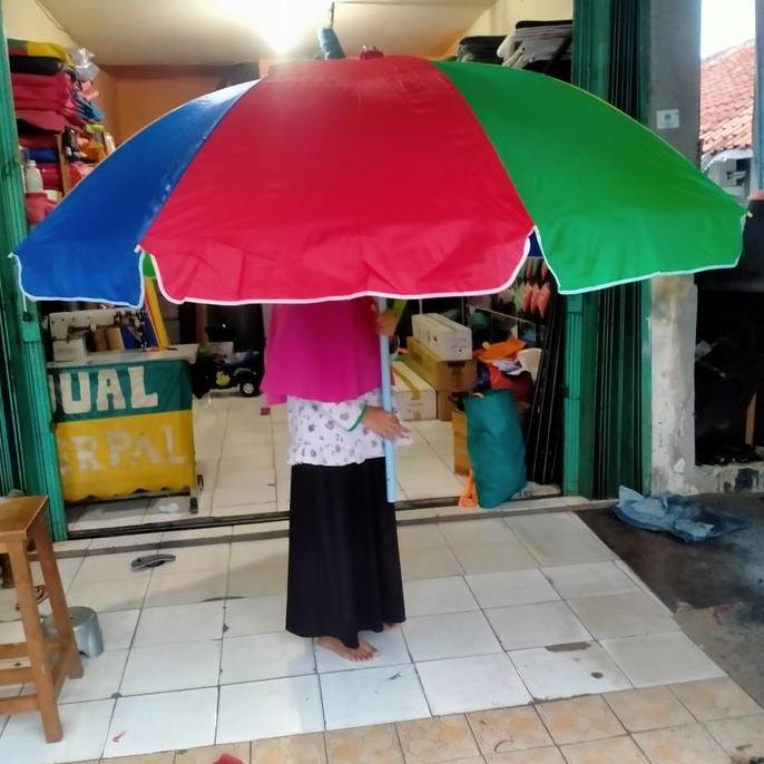 Promo Payung Pantai . Payung Parasol . Payung Jualan Kaki Lima Jumbo Murah Cod
