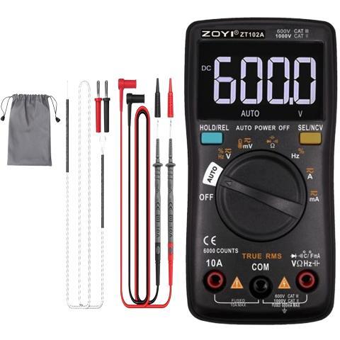 Avometer Multimeter Digital ZT102A Portable Multifungsi Proyektor