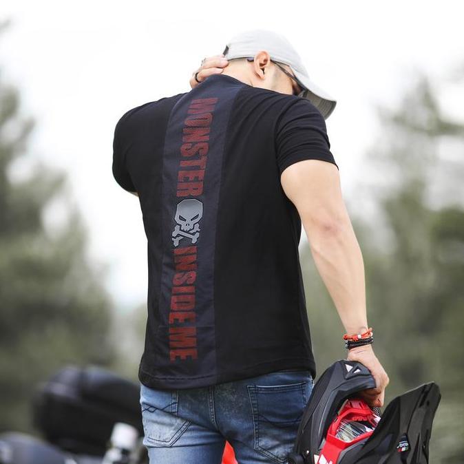 kaosbos.id kaos pria hitam item cowok kece keren distro t shirt black tshirt bozrvk