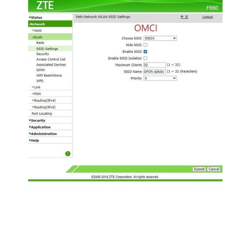 ONT ZTE F660 v8 Gpon ONT WiFi | GPON ONU ZTE F660 V8.0 FTTH Original