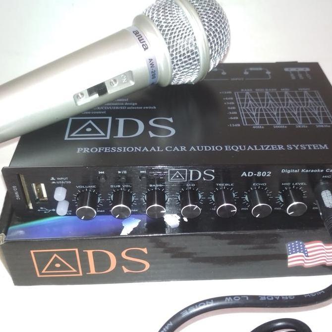 PRE AMP MOBIL ADS AD 802 USB, MMC + DAPAT MIC Original