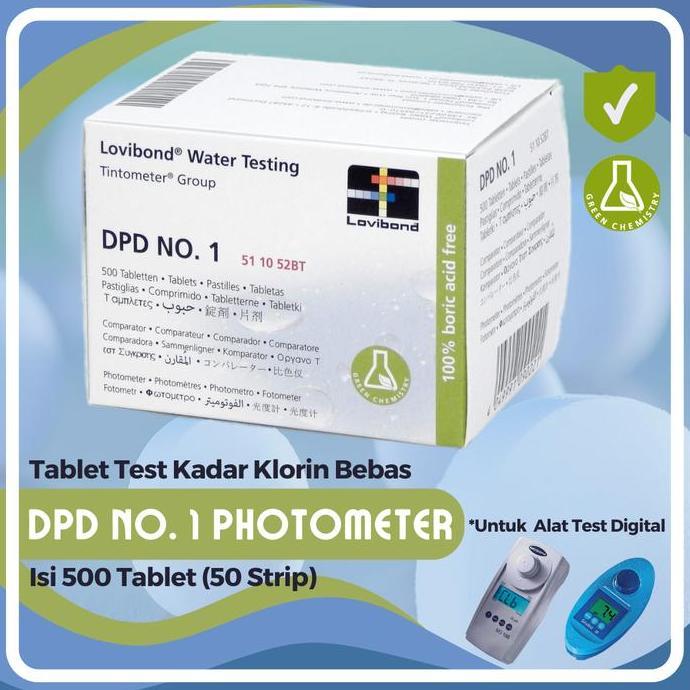 Refill Pool Test Kit Chlorine Lovibond Dpd No.1 For Photometer