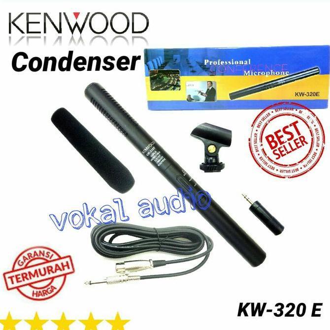 Mic Kabel Kenwood KW 320 Condenser Telescopic Shotgun Original