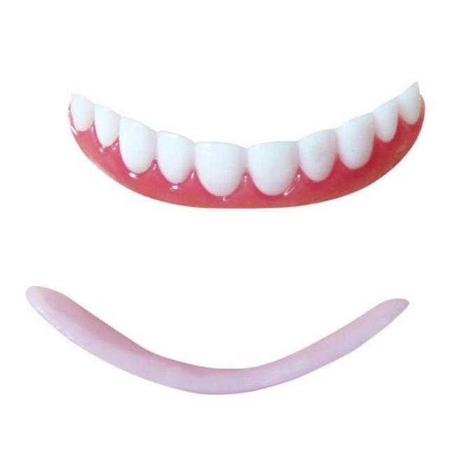 Veneer Gigi Palsu Perfect Smile | Gigi Tiruan Silikon Atas Bawah Realistis & Nyaman Original