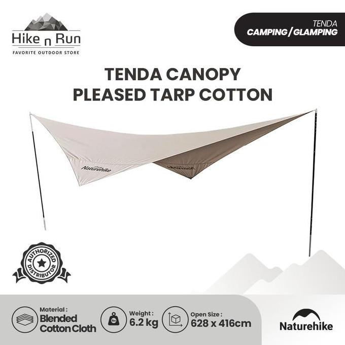 Tenda Canopy Naturehike Nh20Tm004 Pleased Tent Tarp Cotton
