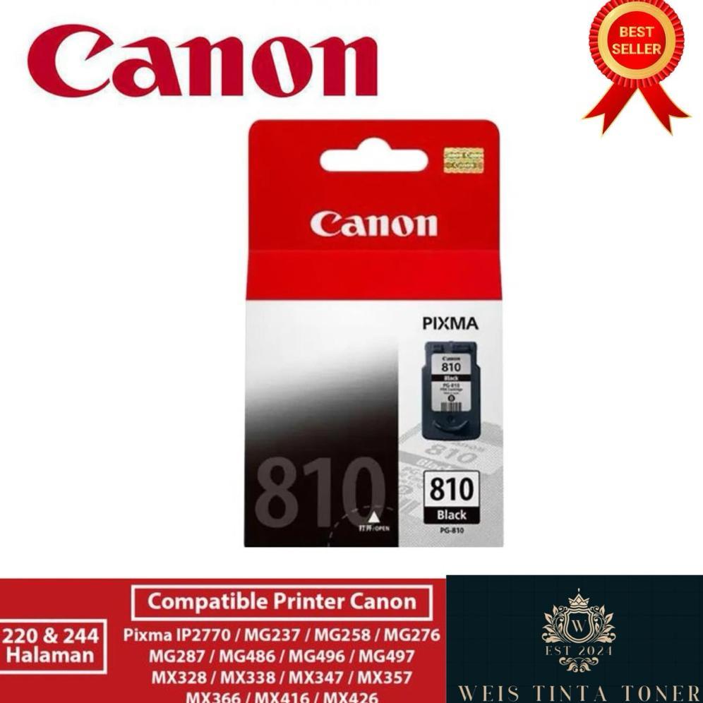 Diskon Catridge Canon PG-810 Black for printer IP2770 IP2772 Viral