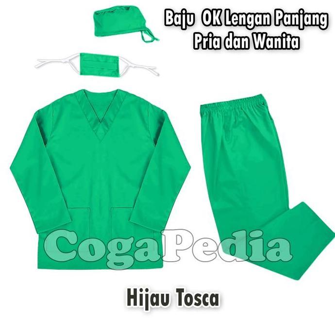 Baju Oka Ukuran Jumbo / Sampai 5L / Lengan Panjang / Baju Perawat