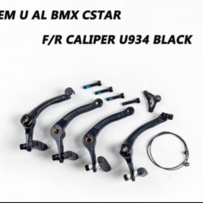 Rem U V Brake Silang Bmx Cstar Rem Bmx Radius 934 Silang Hitam Caliper V Brake Silang