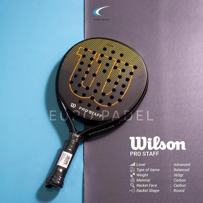 WILSON PRO STAFF V2 Advanced Round Full Carbon Racket Padel Original