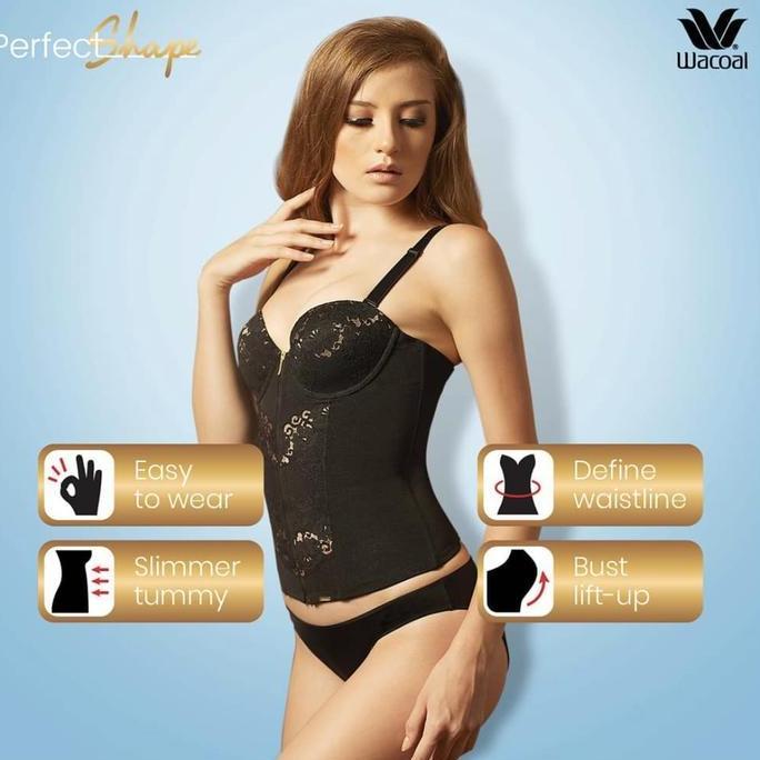 Wacoal Long Torso IB 7031 R1 Perfect Shape Body Shaper Korset Wanita