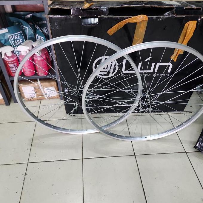 Wheelset 700C Fixie Terpedo Set Velg Alloy Teplek 700C
